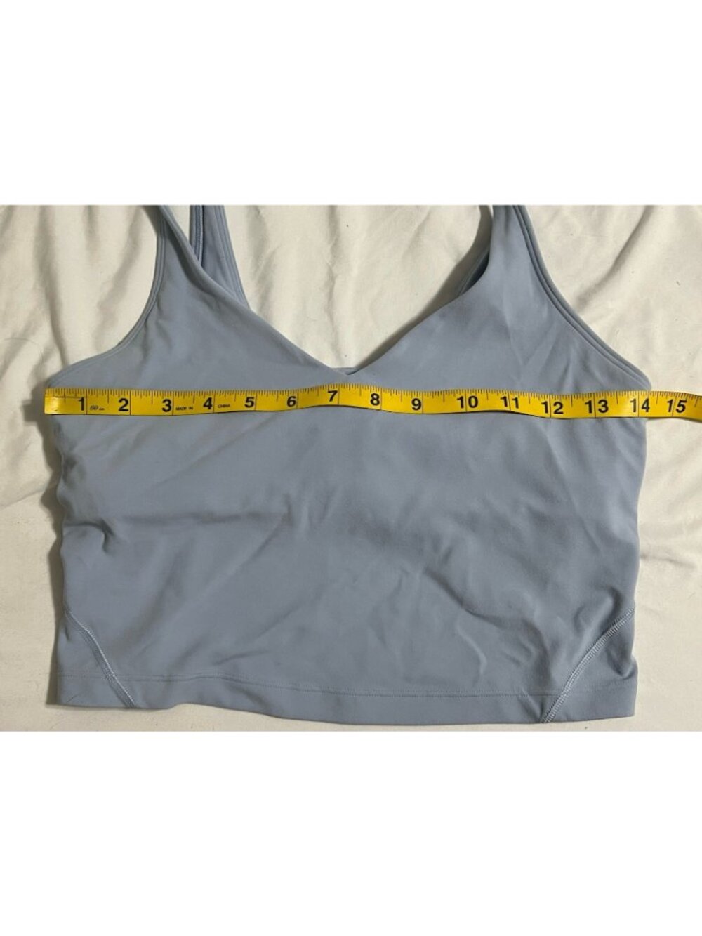 Lululemon Light Blue Align Tank Cropped Size 8 - Picture 9 of 10